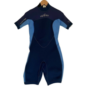 Bare Womens Wetsuit Size 10 2/2mm Crush shorty sky blue‎ New